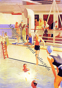 1960 Orient Line Poster
